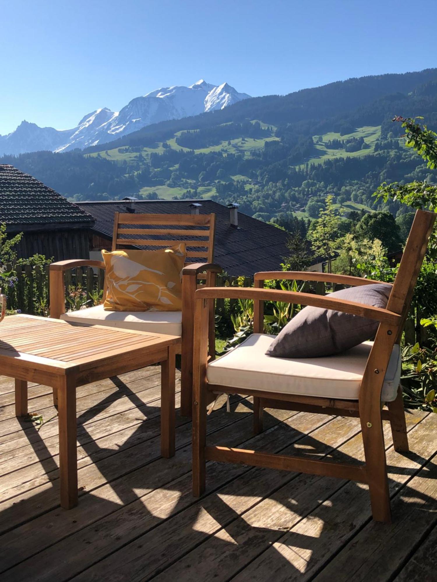 Chalet A Megeve-Vauvray - Grands Appartements , Vue Mont Blanc Demi-Quartier Exteriér fotografie