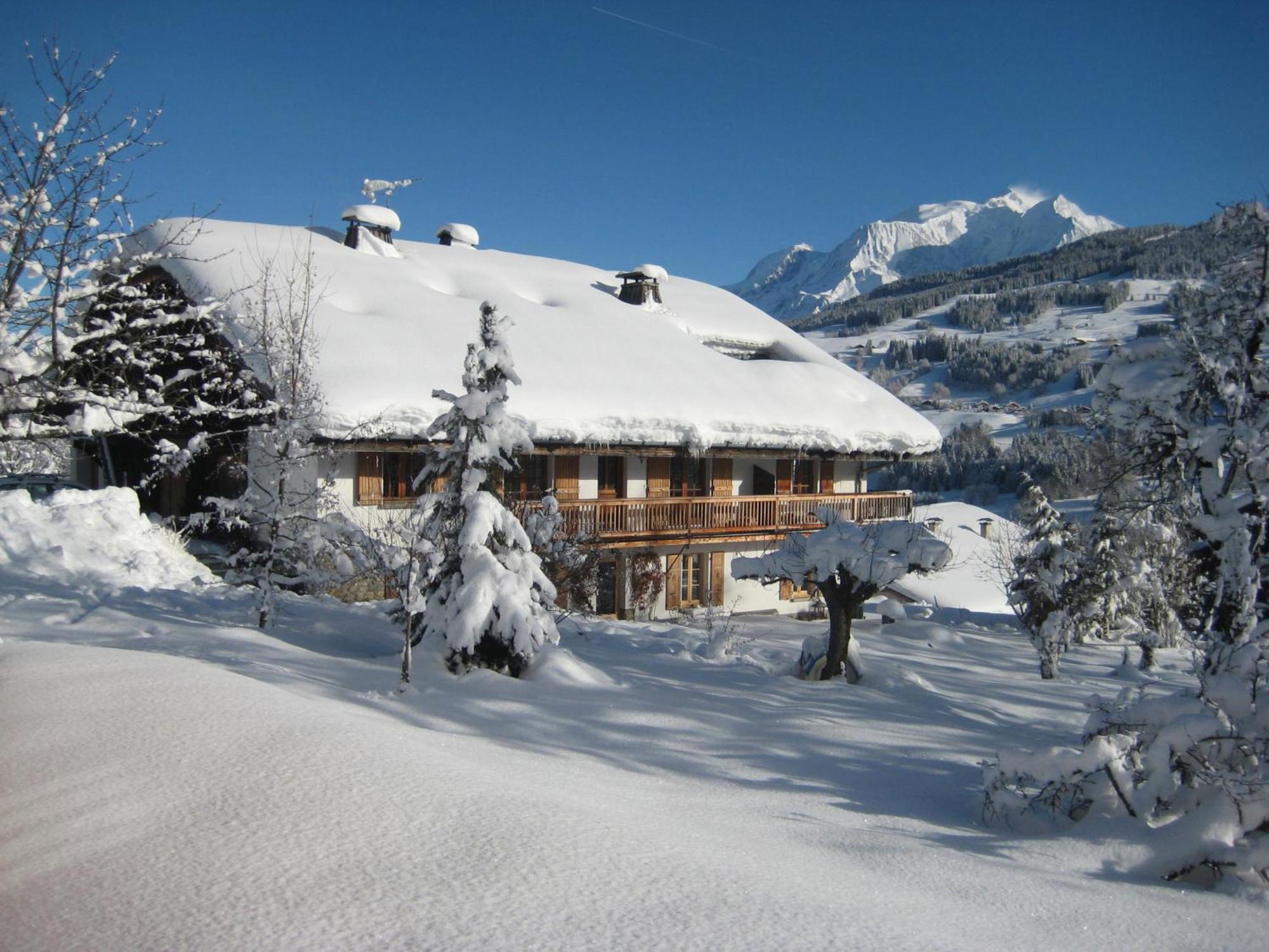 Chalet A Megeve-Vauvray - Grands Appartements , Vue Mont Blanc Demi-Quartier Exteriér fotografie