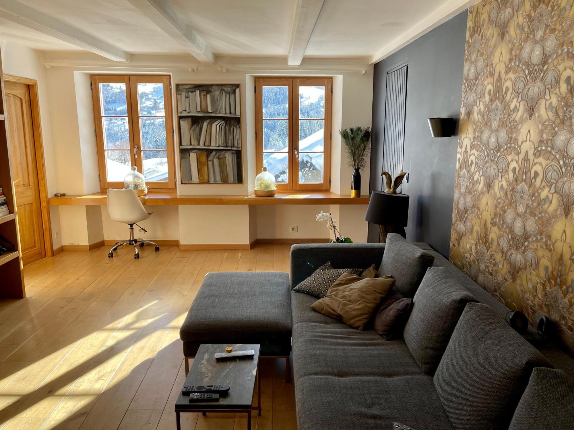 Chalet A Megeve-Vauvray - Grands Appartements , Vue Mont Blanc Demi-Quartier Exteriér fotografie